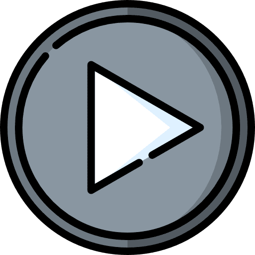 Play button multimedia option music player interface icon