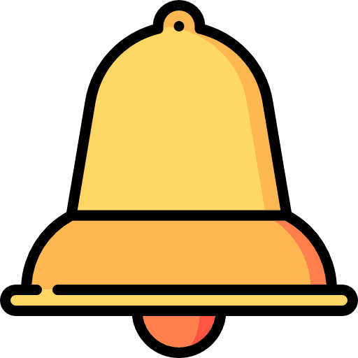 Bell bell alert musical instrument icon