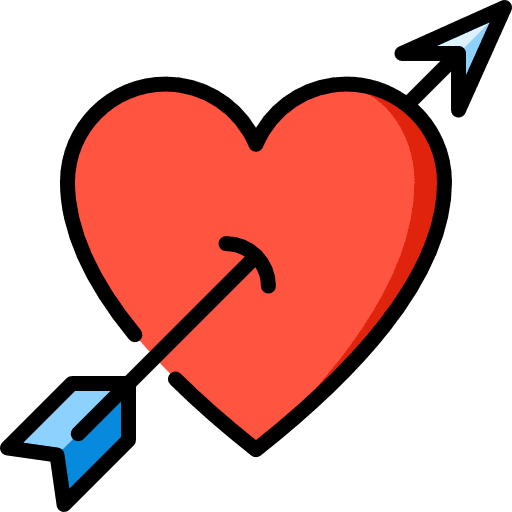 Cupid romantic cupid heart icon
