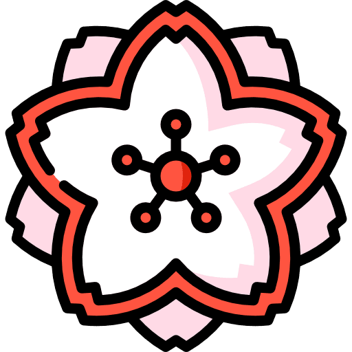 Flower petals flower blossom icon