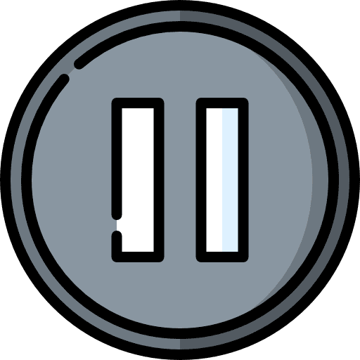 Pause pause multimedia option music player icon