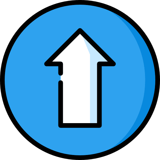 Up arrow multimedia option upgrade up arrow icon