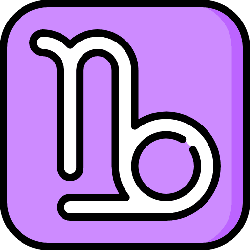 Capricorn constellation astrology horoscope icon