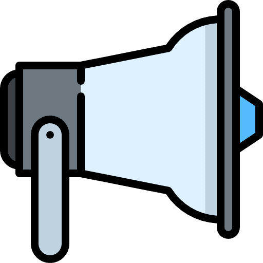 Megaphone mega tools and utensils speaker icon