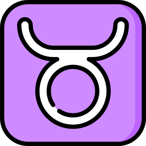 Taurus esoteric horoscope astrology icon