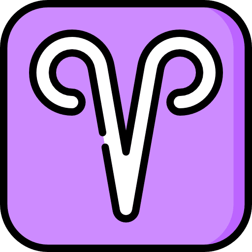 Aries esoteric signs horoscope icon