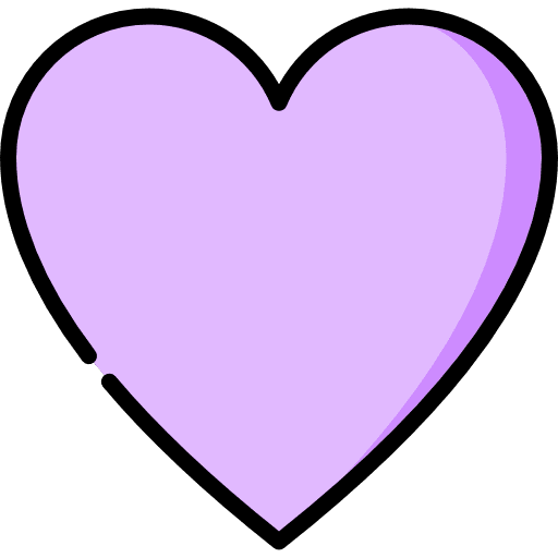 Heart shapes and symbols peace interface icon
