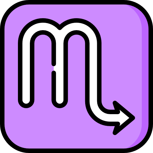 Scorpio signs astrology horoscope icon