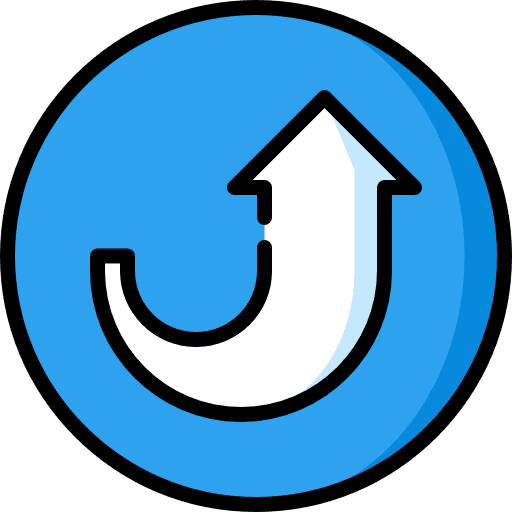 Up arrow orientation up arrow uploading icon