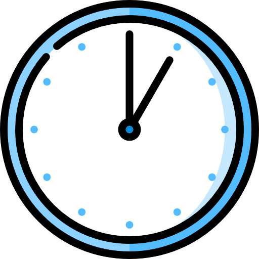 Wall clock time wall clock clocks icon
