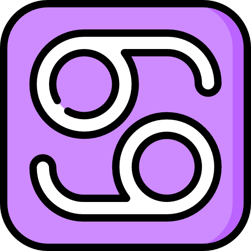 Cancer astrology cancer constellation icon