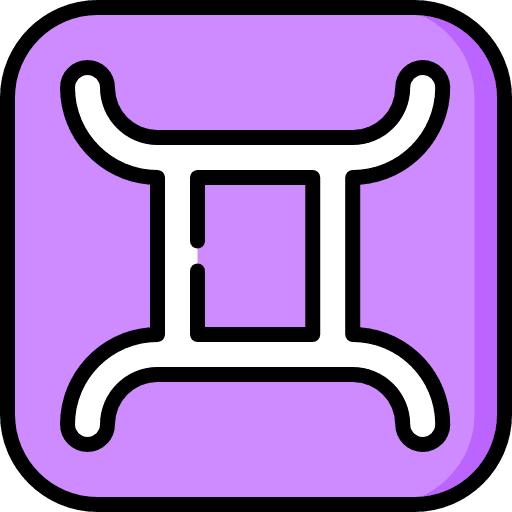 Gemini horoscope gemini constellation icon
