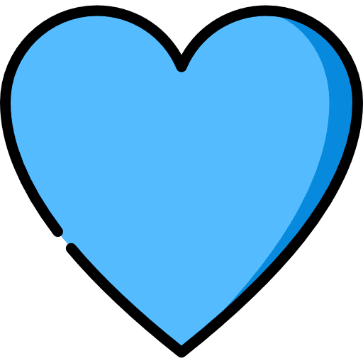 Heart lover interface shapes icon