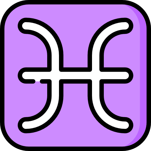 Pisces pisces signs horoscope icon