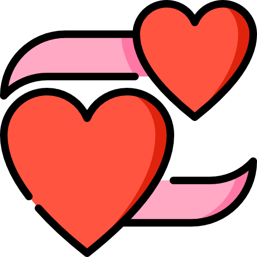 Heart shapes heart interface icon