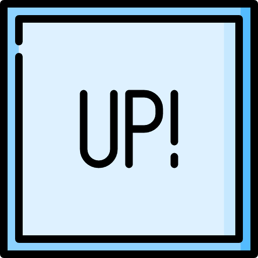 Button arrows upload control icon