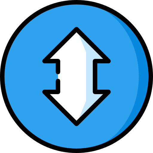 Double arrow multimedia option double arrow orientation icon