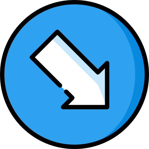 Down arrow download orientation down arrow icon