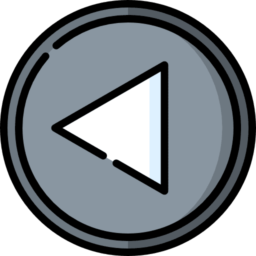 Previous directional shapes and symbols direction icon