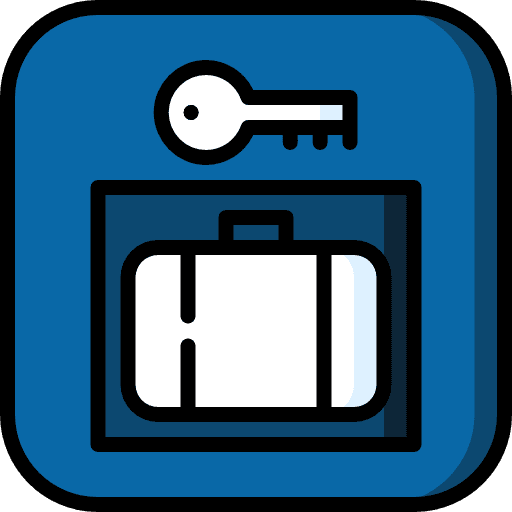 Luggage portfolio briefcase baggage icon