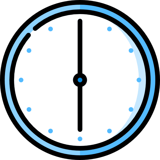 Wall clock circular clock clocks wall clock icon