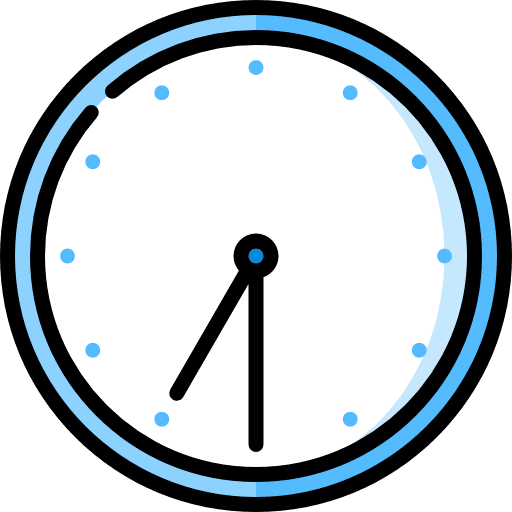 Wall clock watch time circular clock icon