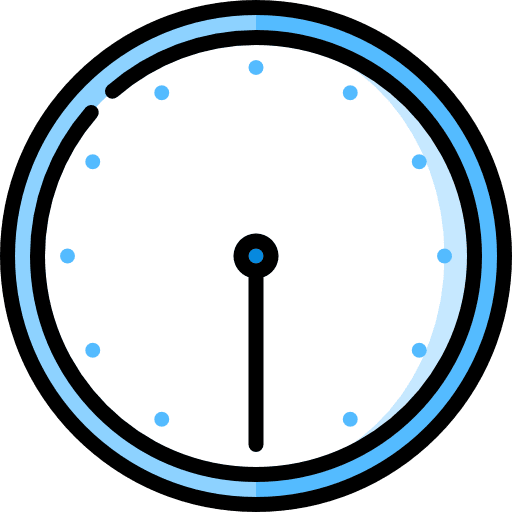 Wall clock watch circular clock clocks icon