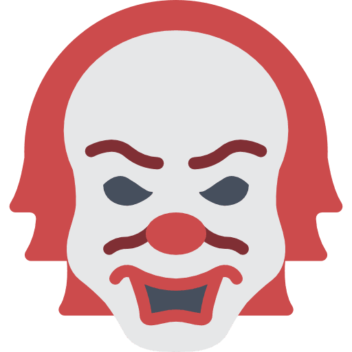 Clown clown halloween emoji icon