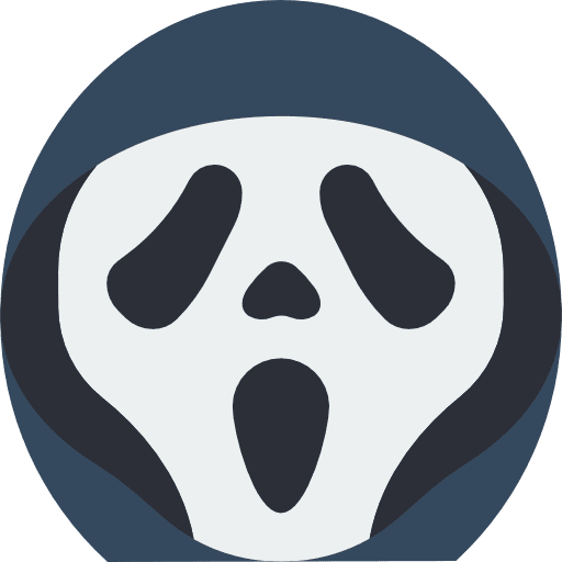 Scream avatar scary emoji icon