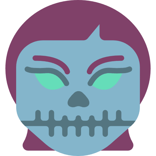 Skull emoji skull halloween icon