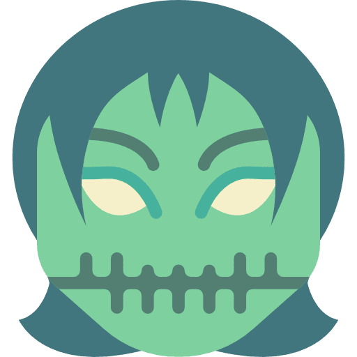 Skull horror skull emoji icon