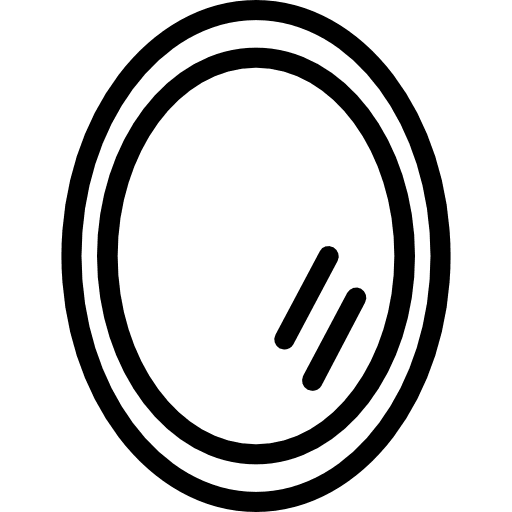 Mirror mirrors house things tools and utensils icon