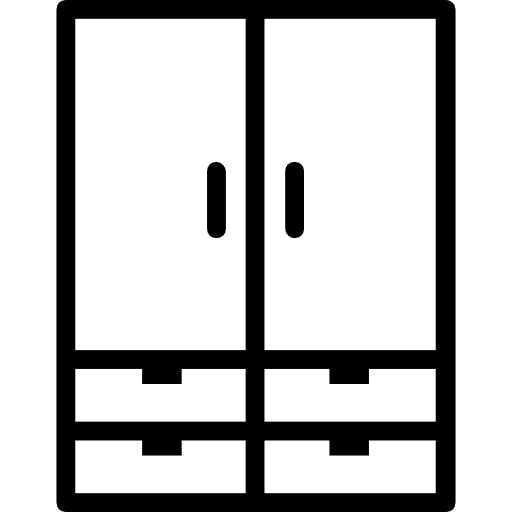 Wardrobe wardrobe archive furniture icon