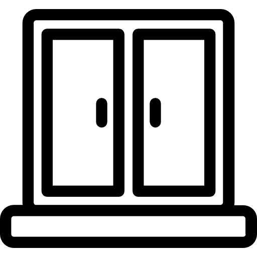 Window construction and tools furniture window icon