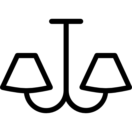 Lamp furniture and household illumination lamp icon