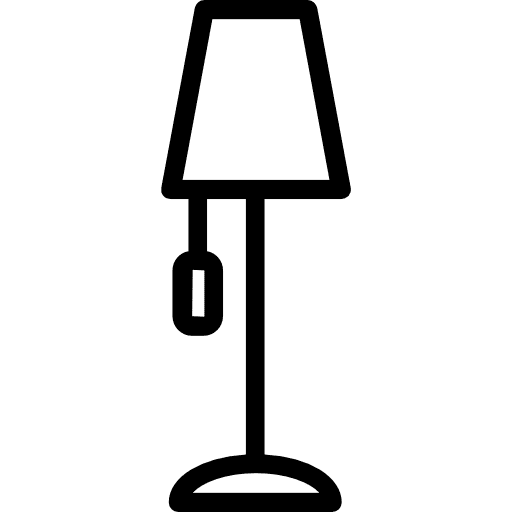 Lamp lamp furniture and household illumination icon