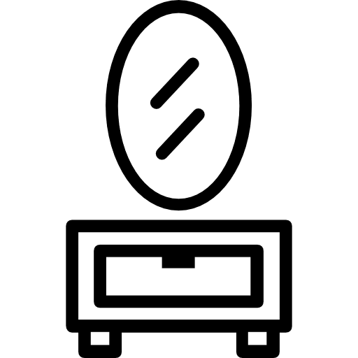 Mirror furniture furniture and household mirror icon