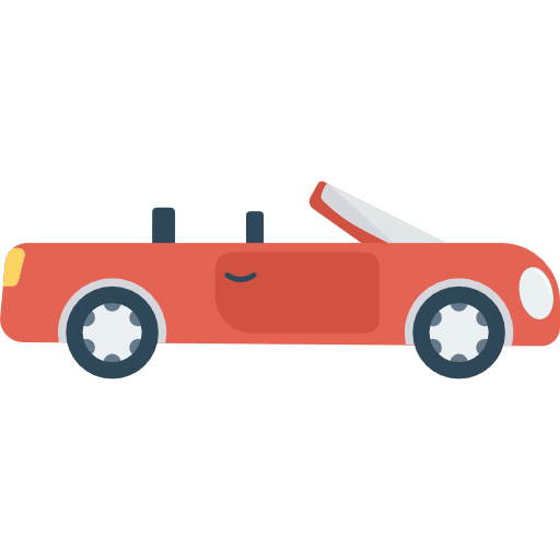 Car transport convertibles cars icon