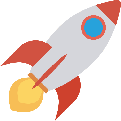 Rocket space ship rocket launch transportation icon