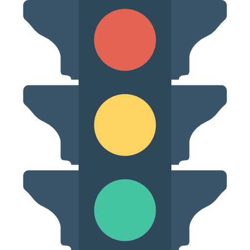Traffic light traffic light business seo and web icon