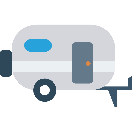 Van transportation camping transport icon