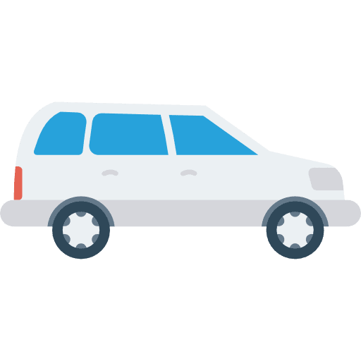 Car automobile transportation vehicle icon