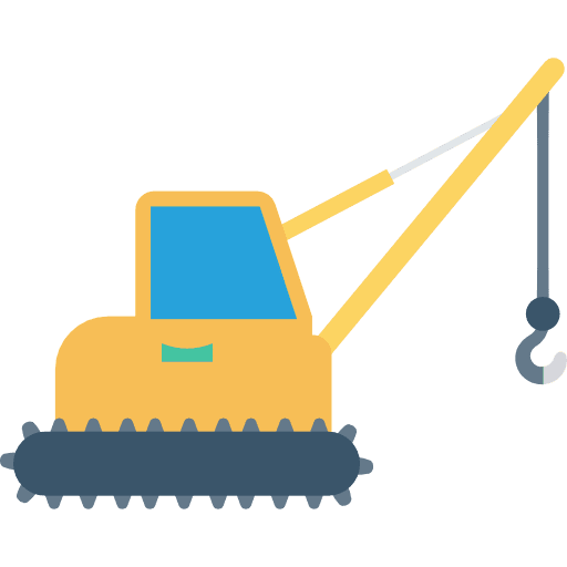 Crane construction lift crane icon