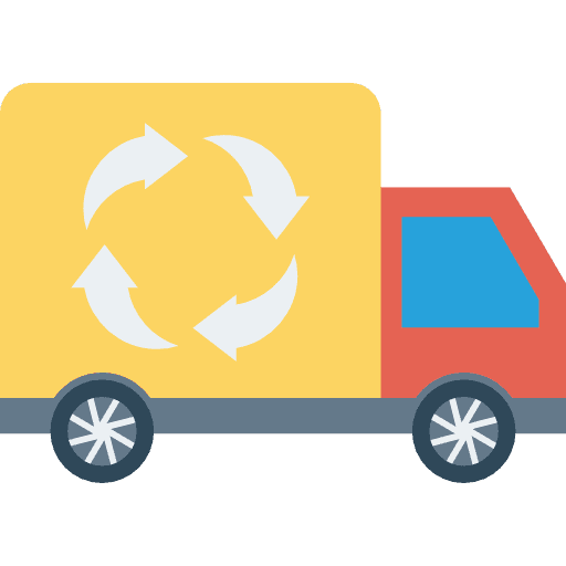 Delivery transportation cargo truck vehicle icon