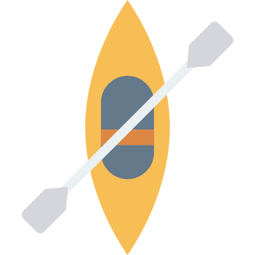 Kayak canoe kayak rafting icon