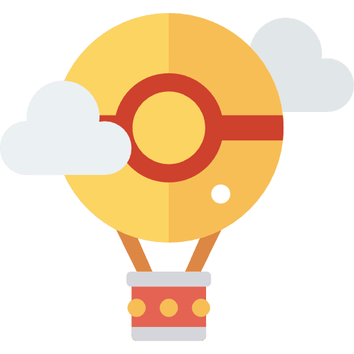 Air balloon transport hot air balloon air icon