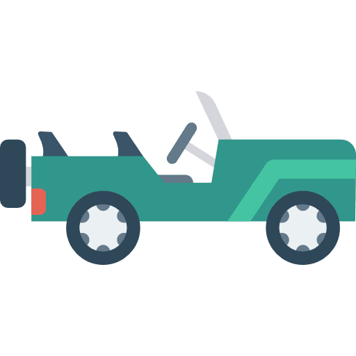 Jeep transportation jeep automobile icon
