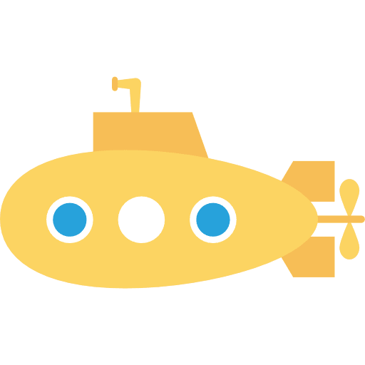 Submarine nautic nautical navigate icon