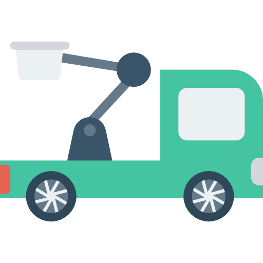 Crane tool car truck icon