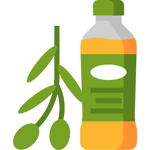 Olive oil snack food healthy food icon